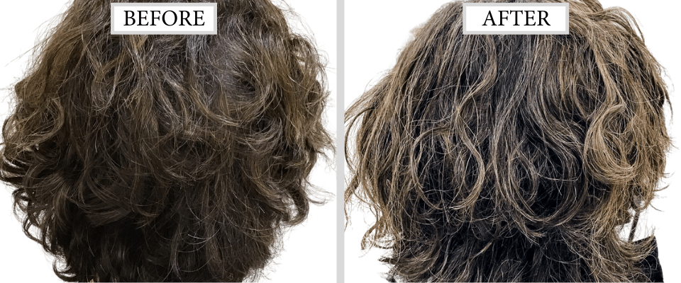 Partial No-Shave Before and After